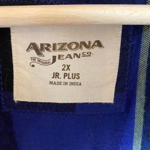 Blue and Gold Sequin Flannel - Picture 3 of 3